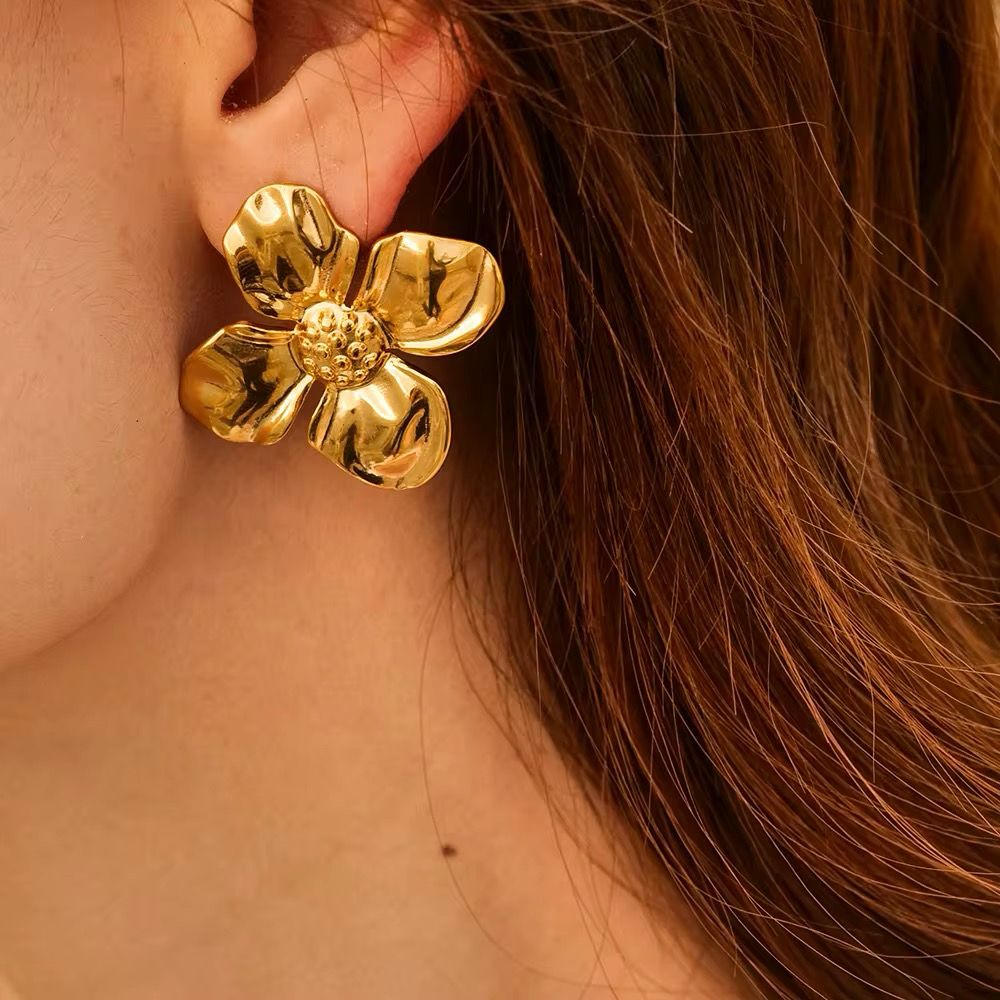 Aretes Flor Magnolia