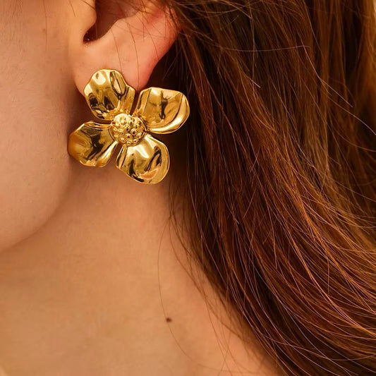 Aretes Flor Magnolia