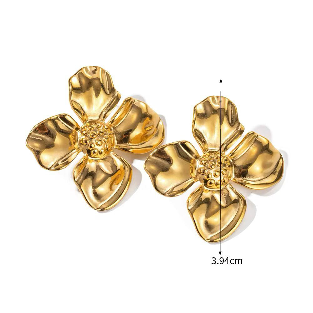 Aretes Flor Magnolia